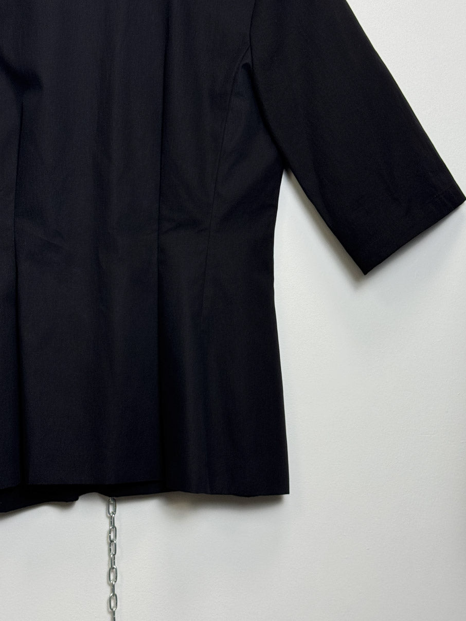 Structured peplum top (M)