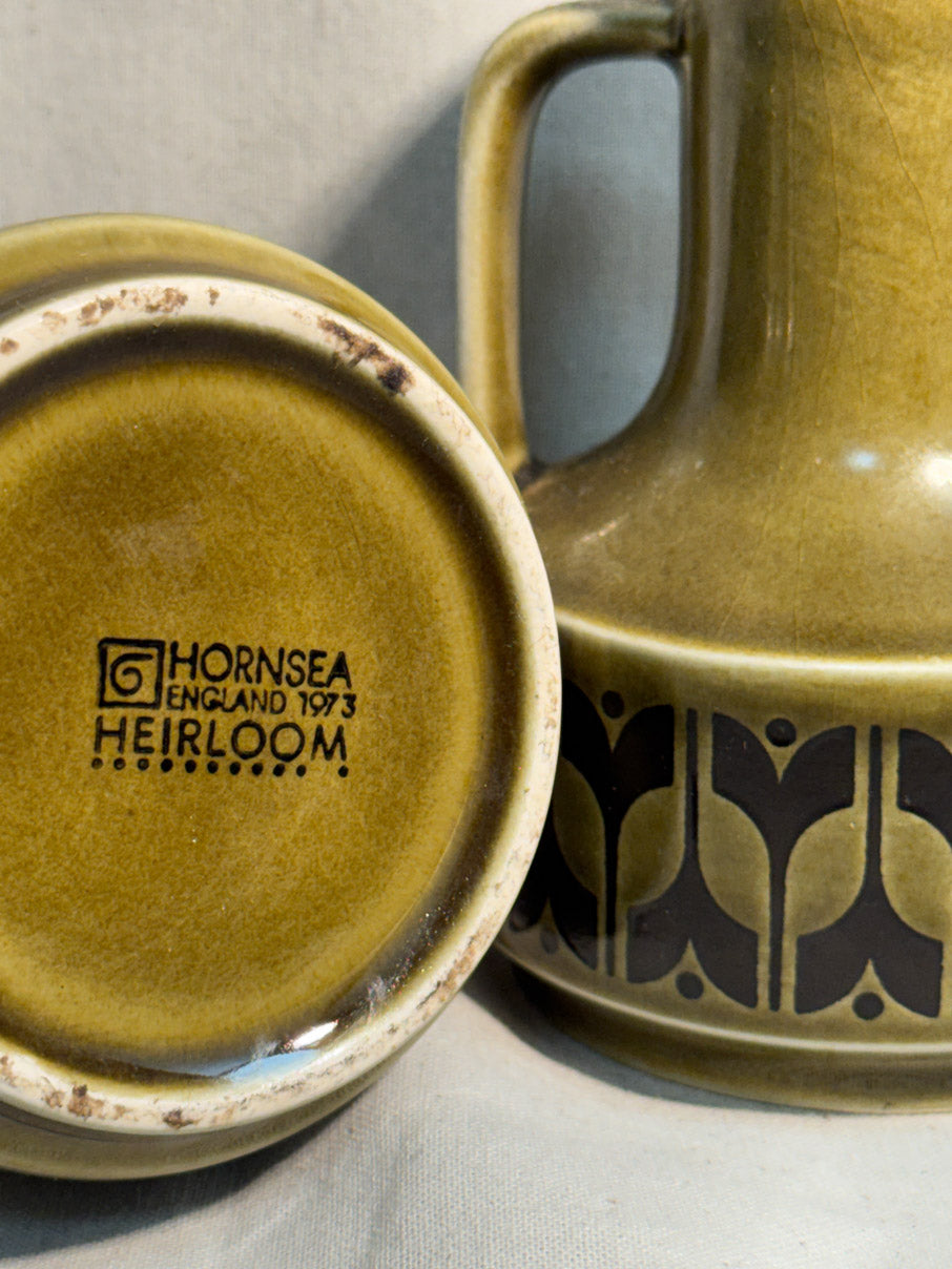 Mid-century oil and vinegar bottle set