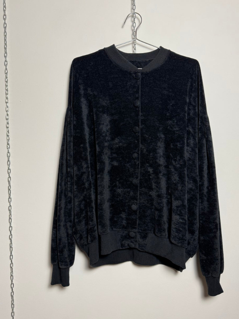 Towelling bomber jacket (M / L)