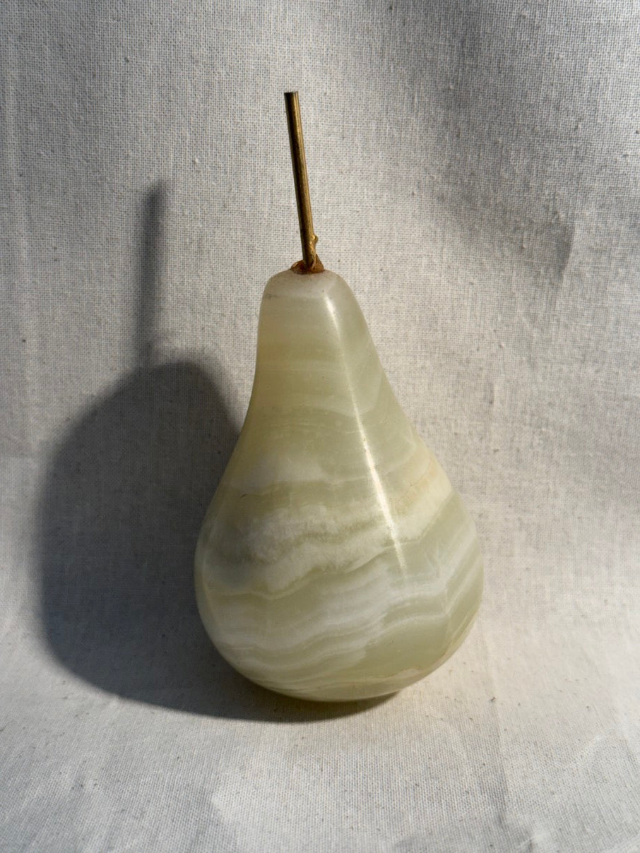 Onyx pear ornament