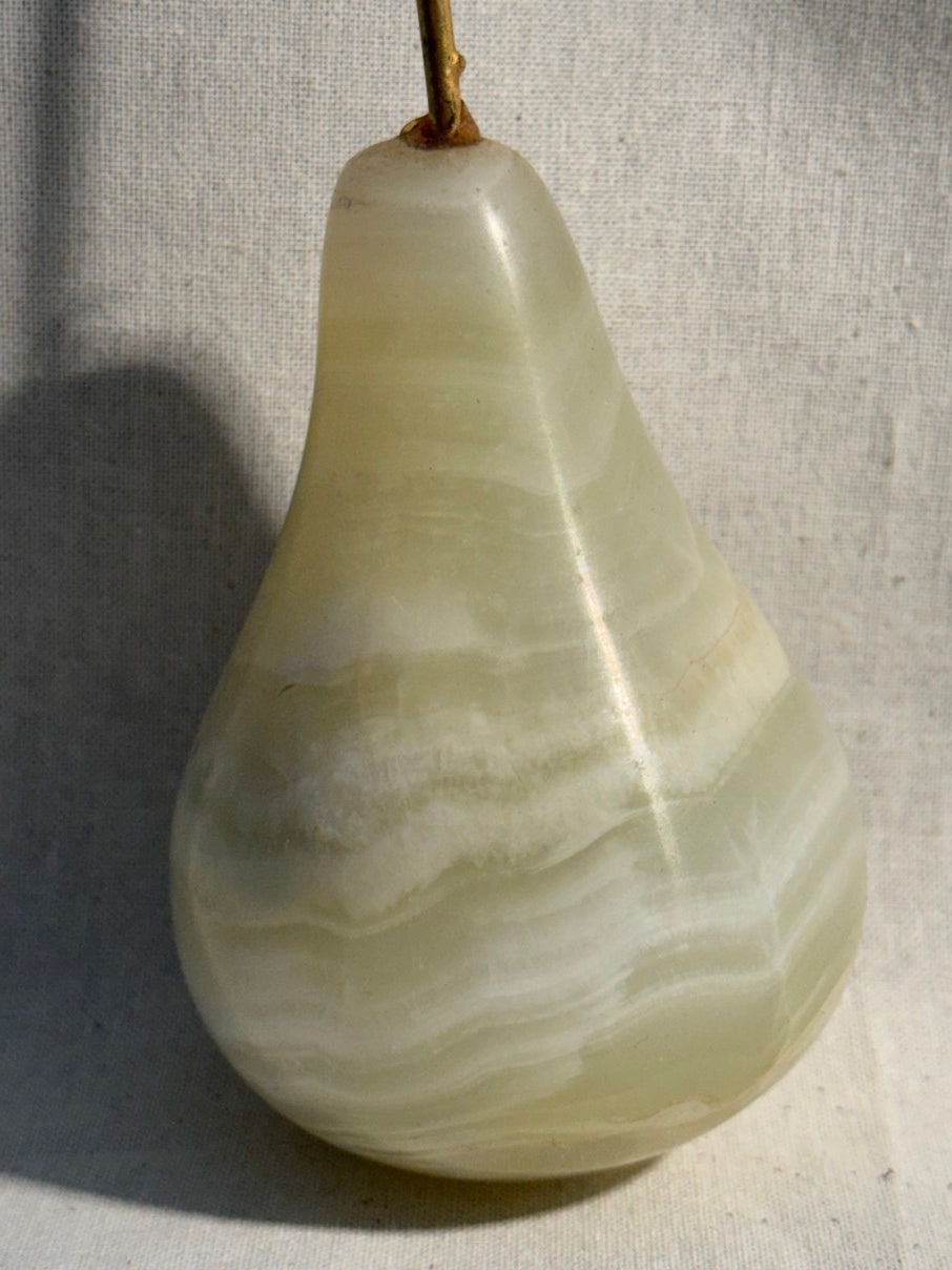 Onyx pear ornament
