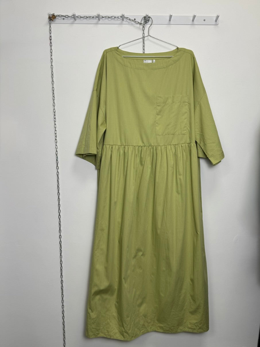 Poplin maxi dress (XL)