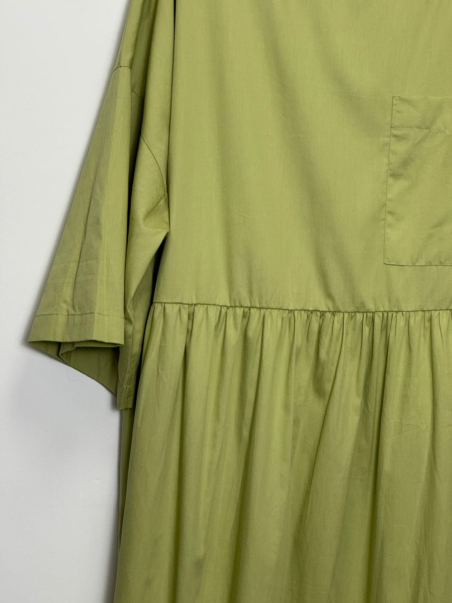 Poplin maxi dress (XL)