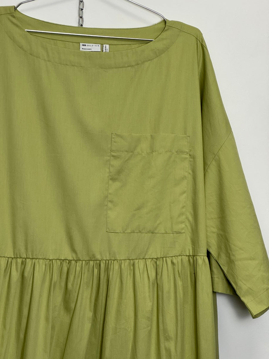 Poplin maxi dress (XL)