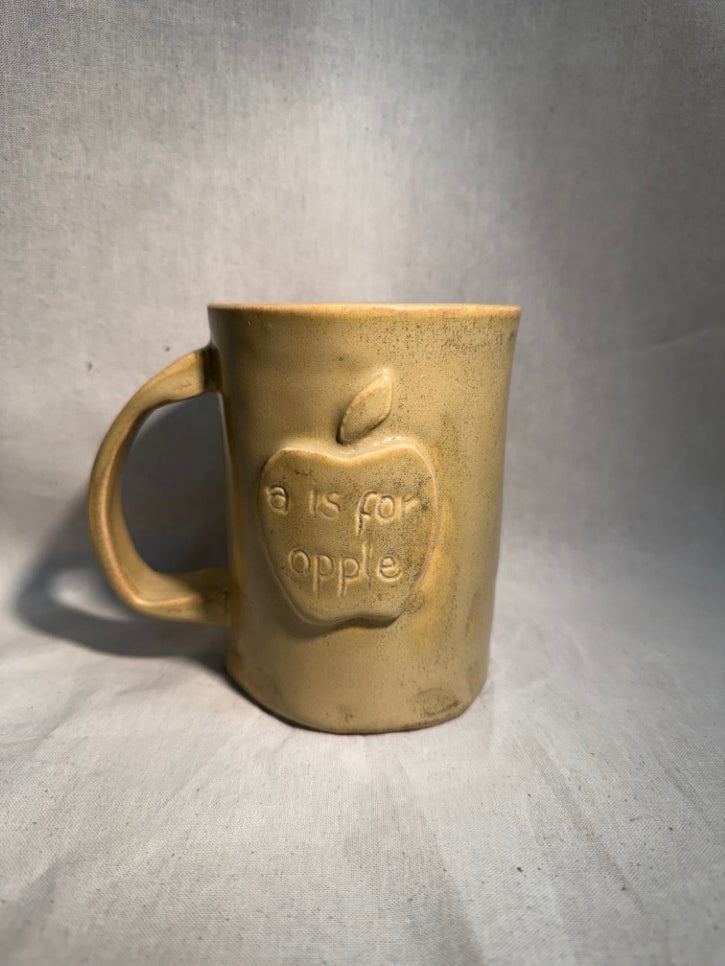 A is for Apple mug