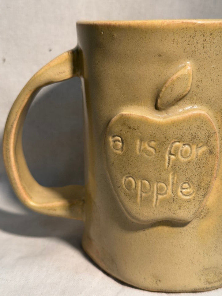 A is for Apple mug