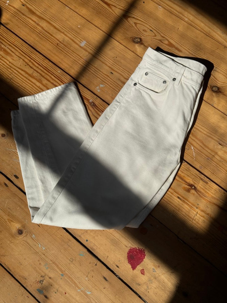 Slim leg cropped jeans (S)