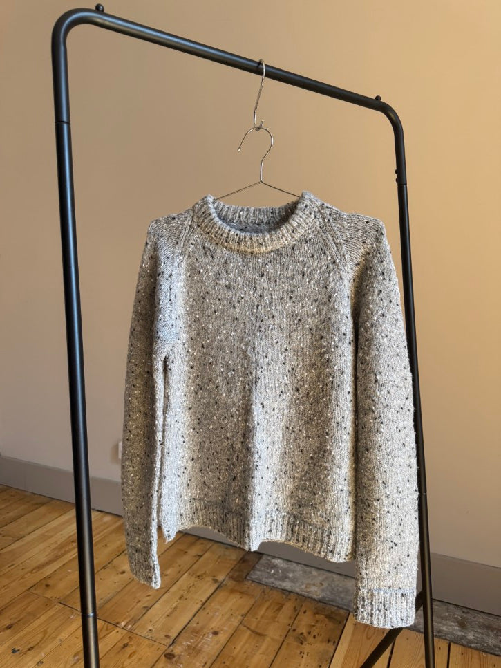 Flecked crew neck jumper (S)
