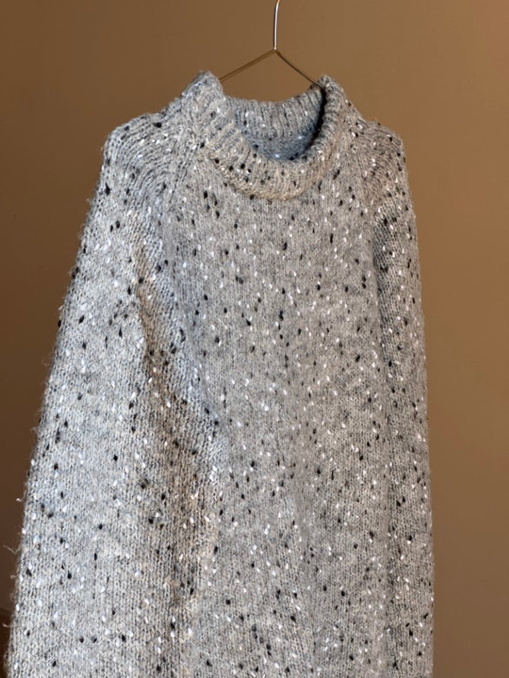 Flecked crew neck jumper (S)