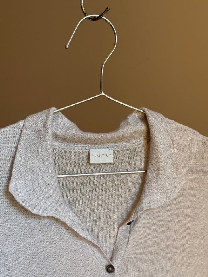 100% linen knit tshirt (M / L)