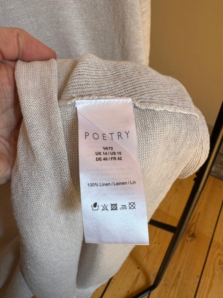 100% linen knit tshirt (M / L)