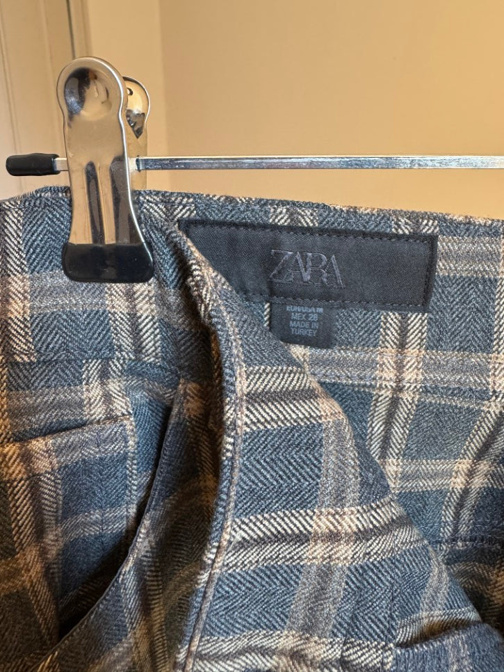 Barrel leg plaid trousers (S / M)