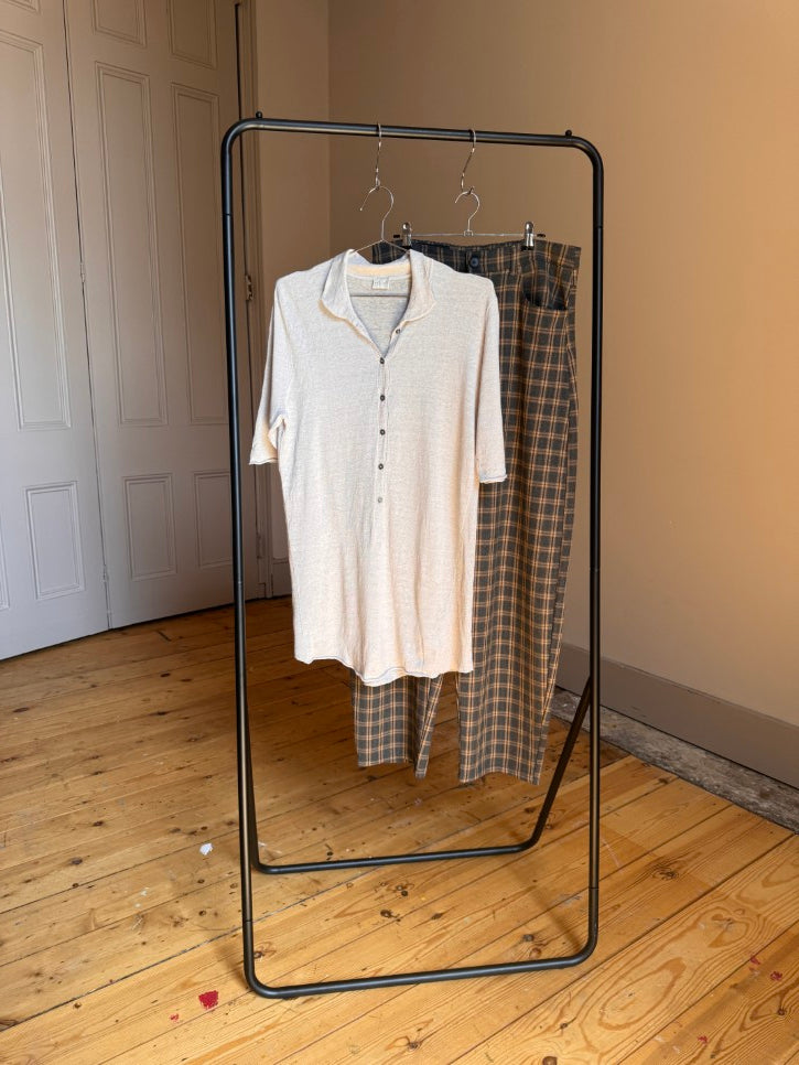 Barrel leg plaid trousers (S / M)
