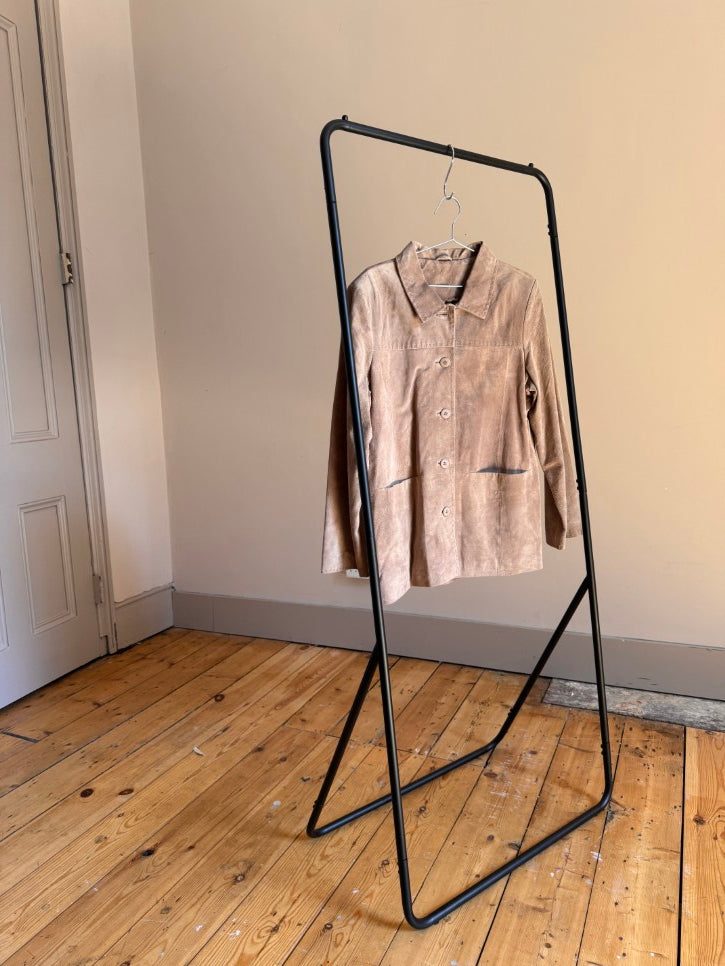 100% Leather Suede Jacket (M)