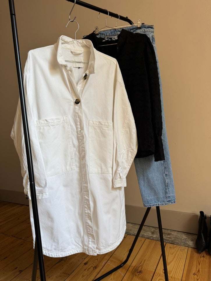 Longline shacket (L)