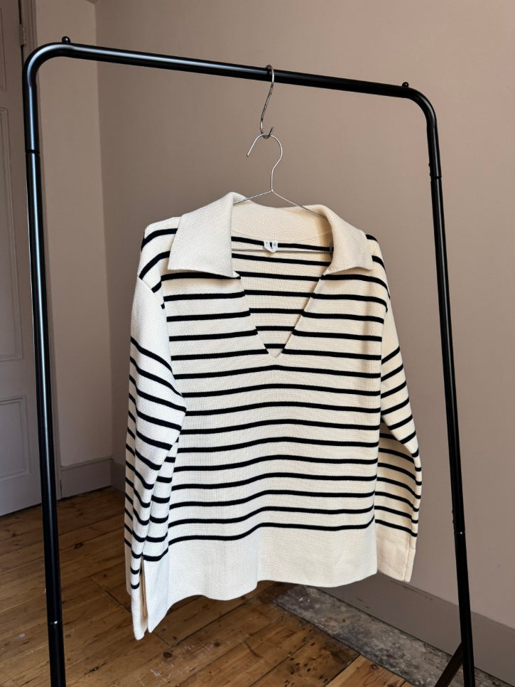 Knit Breton sweater (M)
