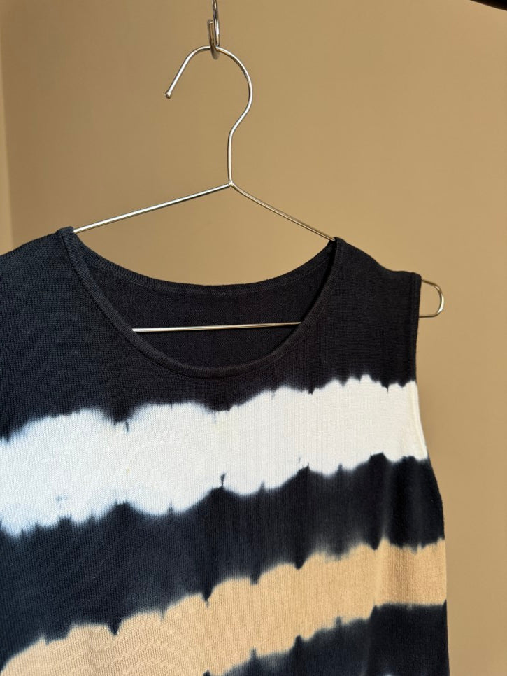 Tie dye sleeveless jumper (S)