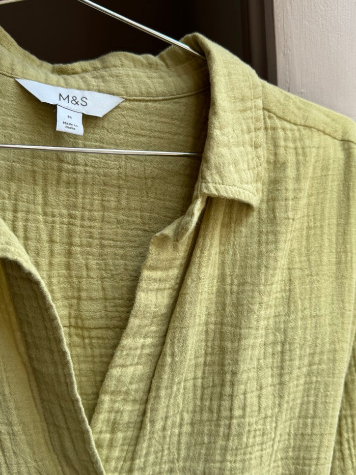 Cheesecloth overshirt (M)