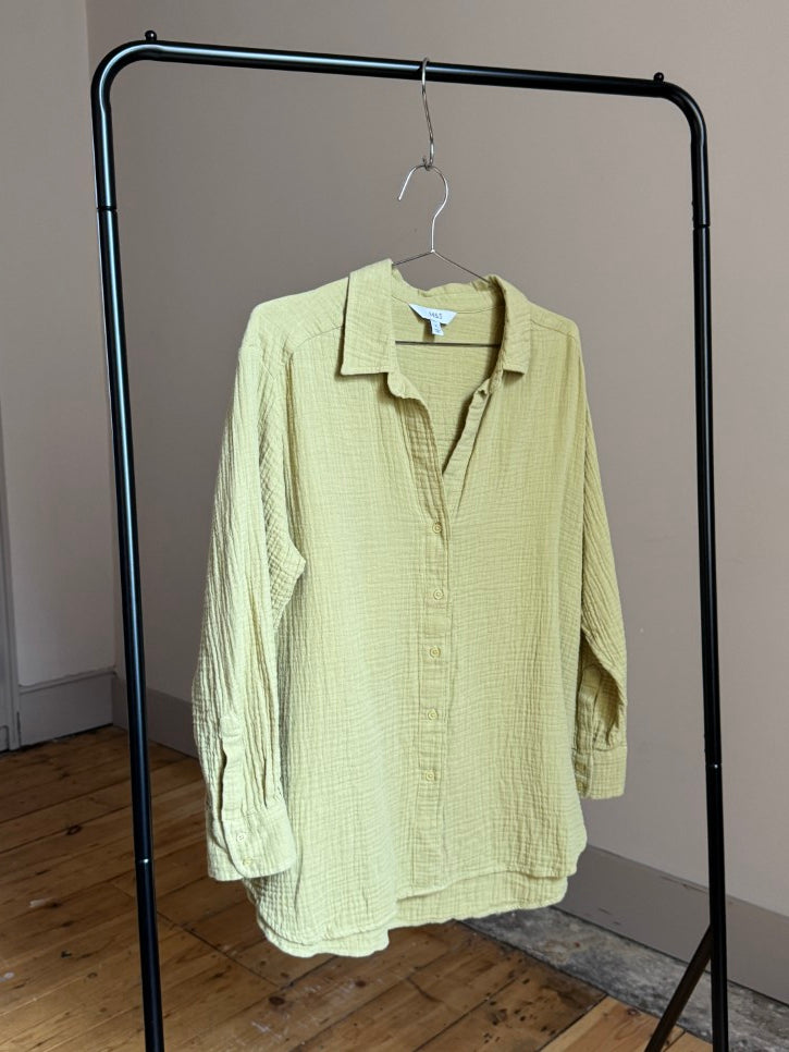 Cheesecloth overshirt (M)