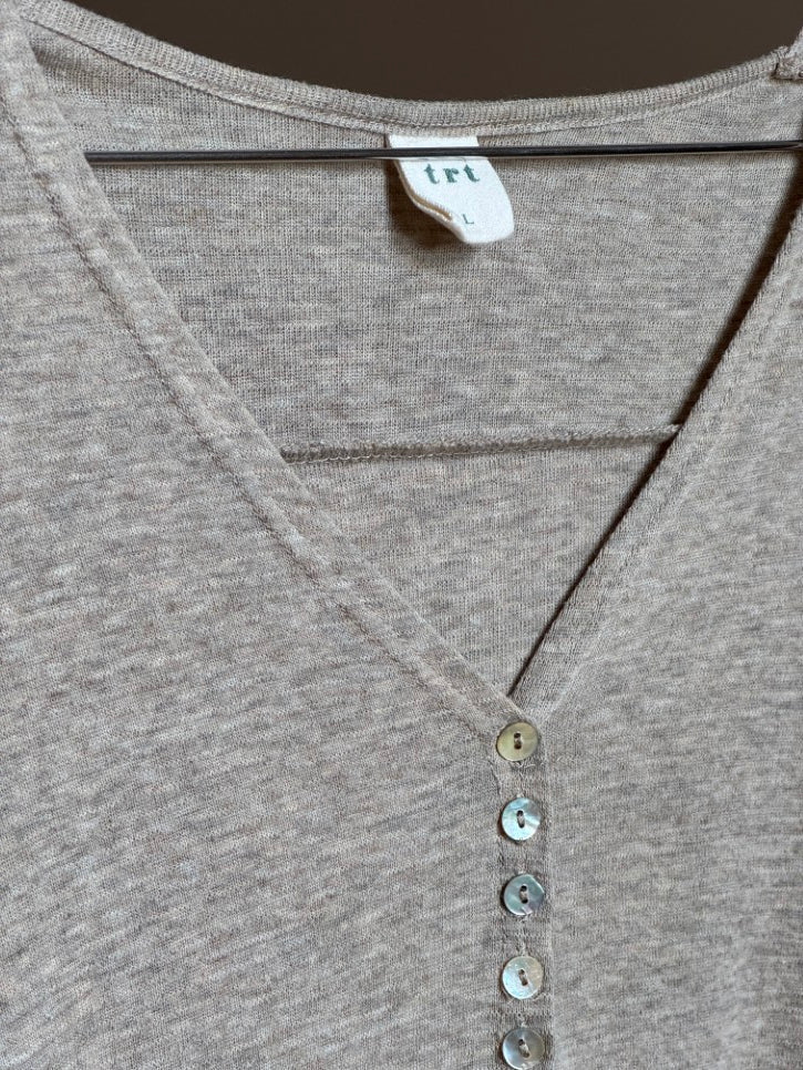 Cross back cardigan top (M)