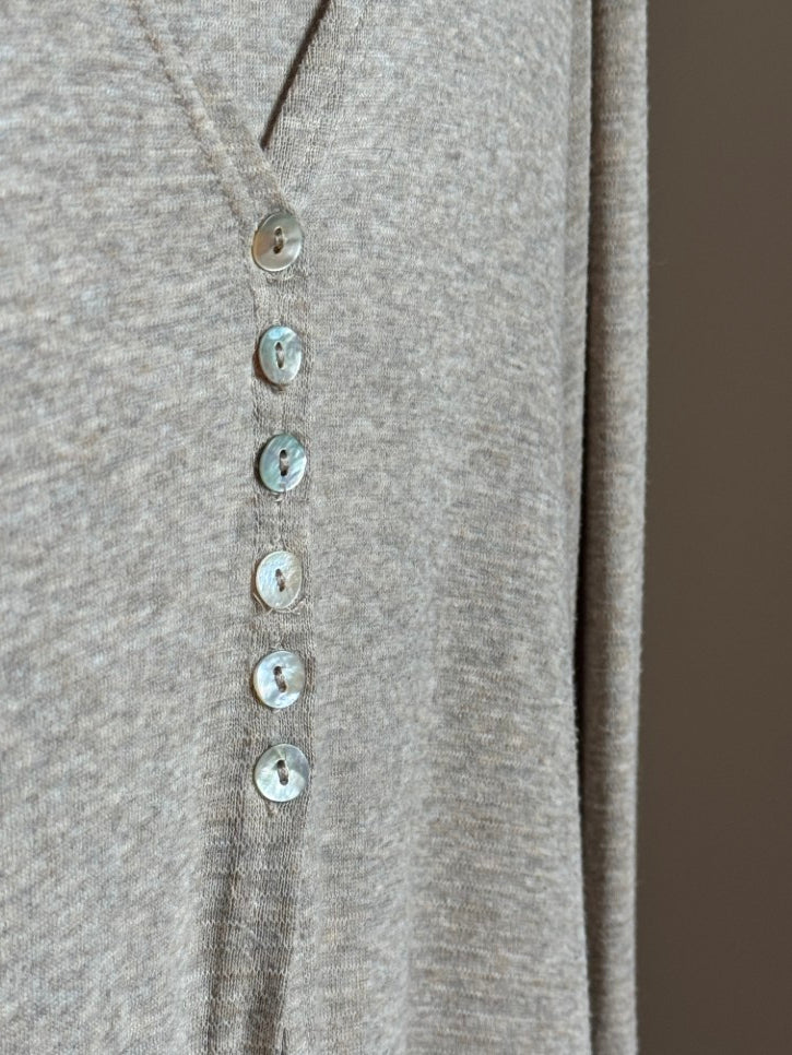 Cross back cardigan top (M)