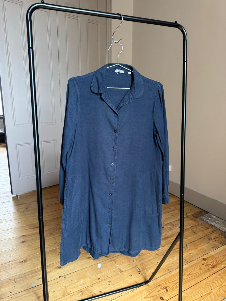 A-line button through dress (M)