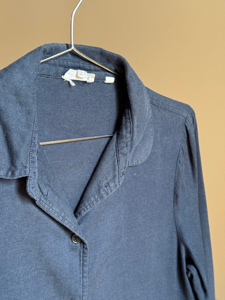 A-line button through dress (M)