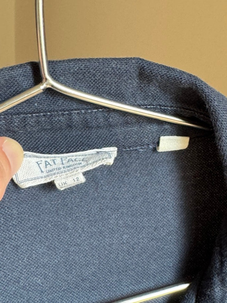 A-line button through dress (M)