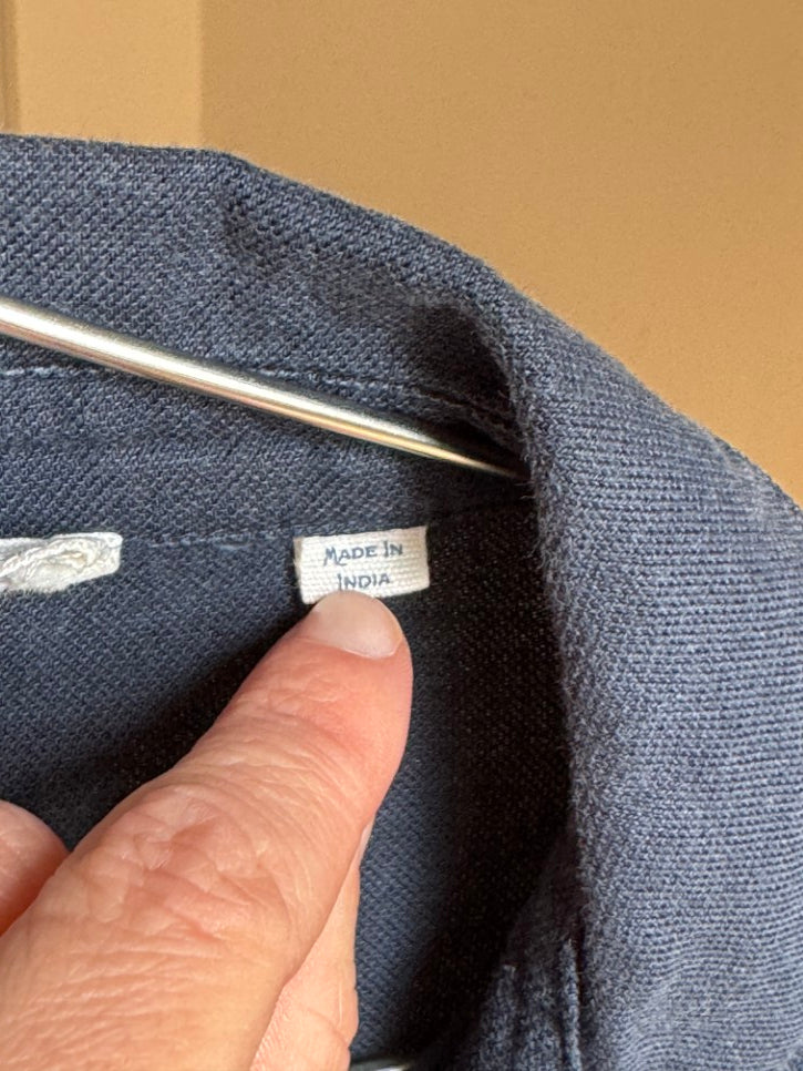 A-line button through dress (M)