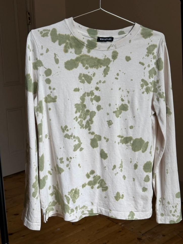 Acid splatter long sleeved tshirt (S)