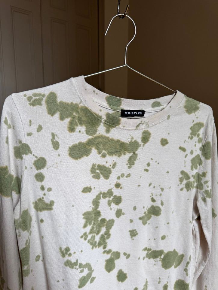 Acid splatter long sleeved tshirt (S)