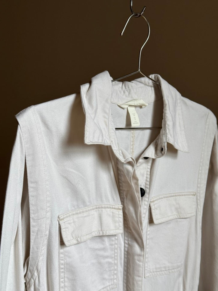 Cotton twill jumpsuit / coveralls (S)