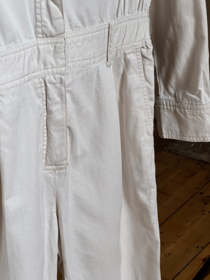 Cotton twill jumpsuit / coveralls (S)