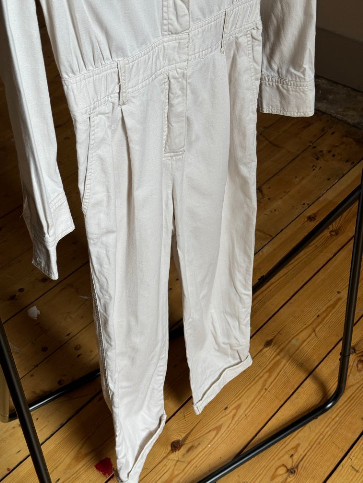 Cotton twill jumpsuit / coveralls (S)