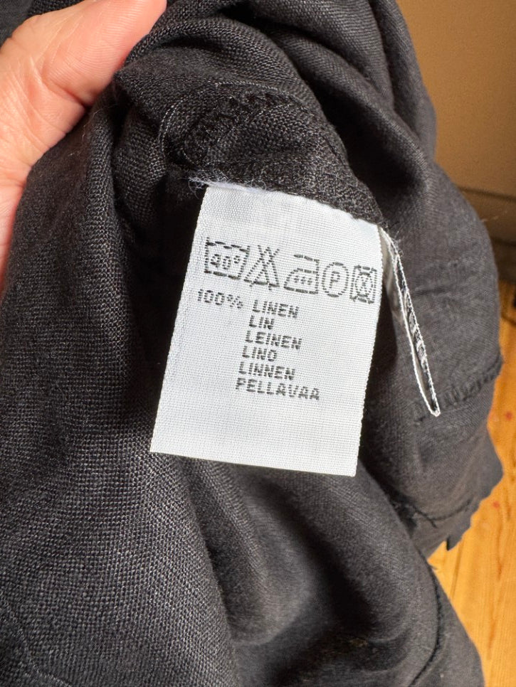 Linen mini dress (S)