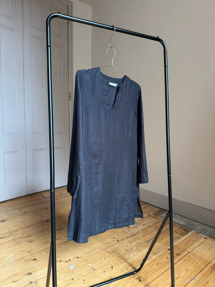 Linen mini dress (S)