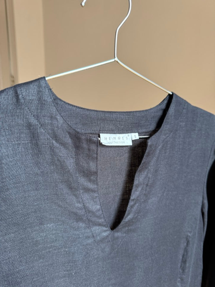 Linen mini dress (S)