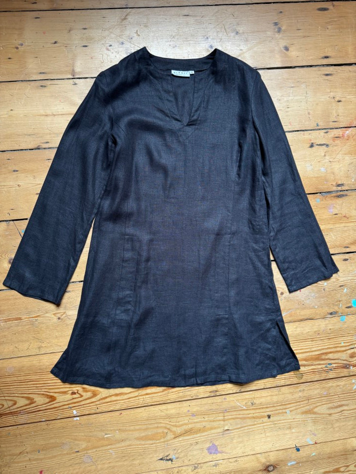 Linen mini dress (S)