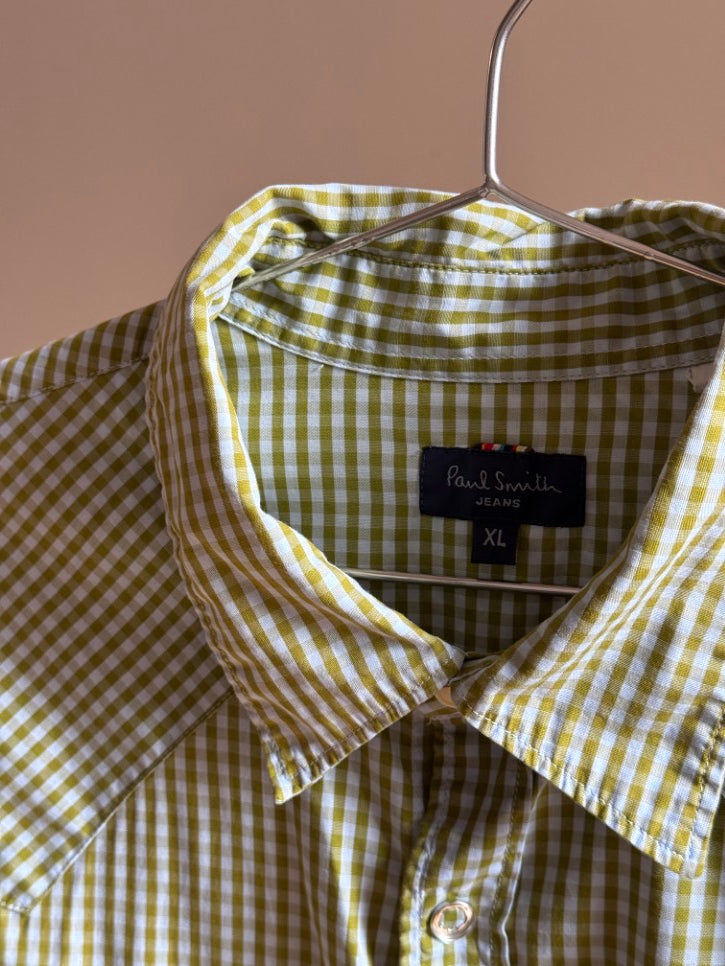 Western gingham shirt (XL)