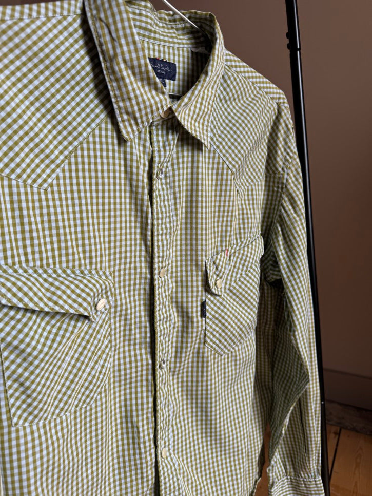 Western gingham shirt (XL)