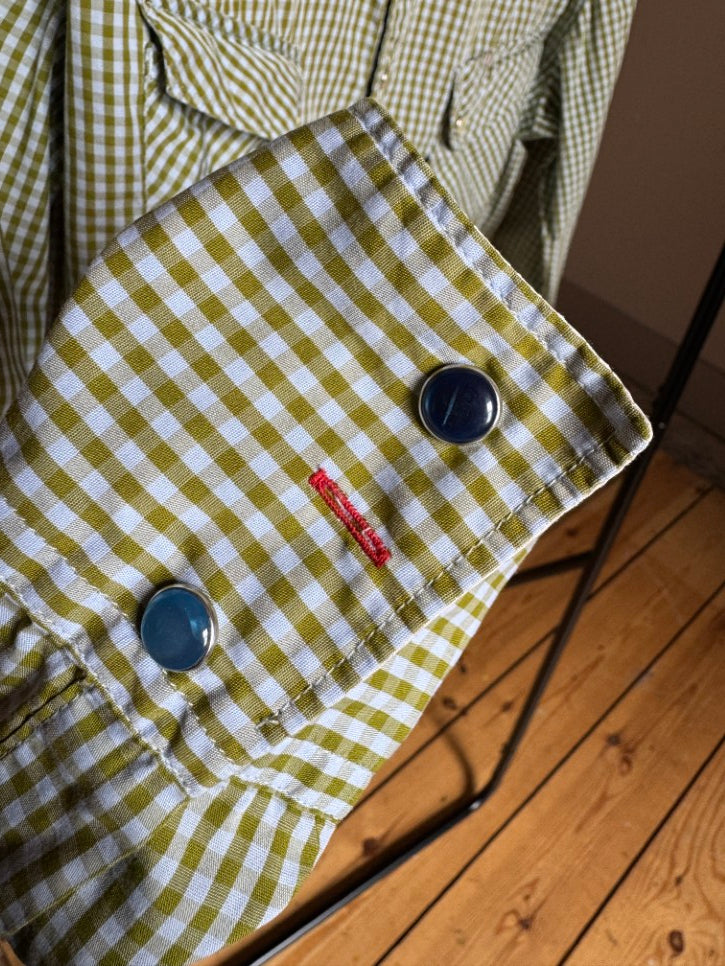 Western gingham shirt (XL)