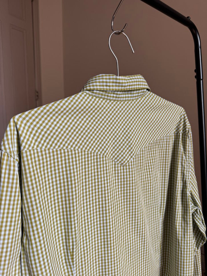 Western gingham shirt (XL)