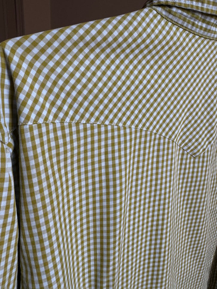 Western gingham shirt (XL)