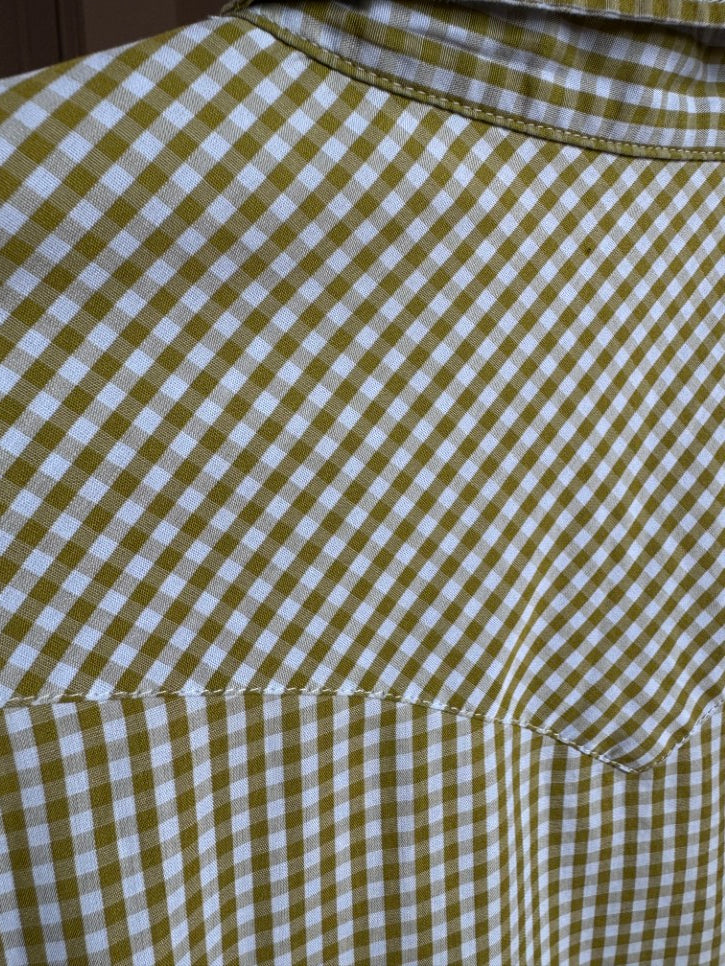 Western gingham shirt (XL)