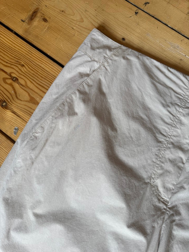 Wide cropped leg chino trousers (L)