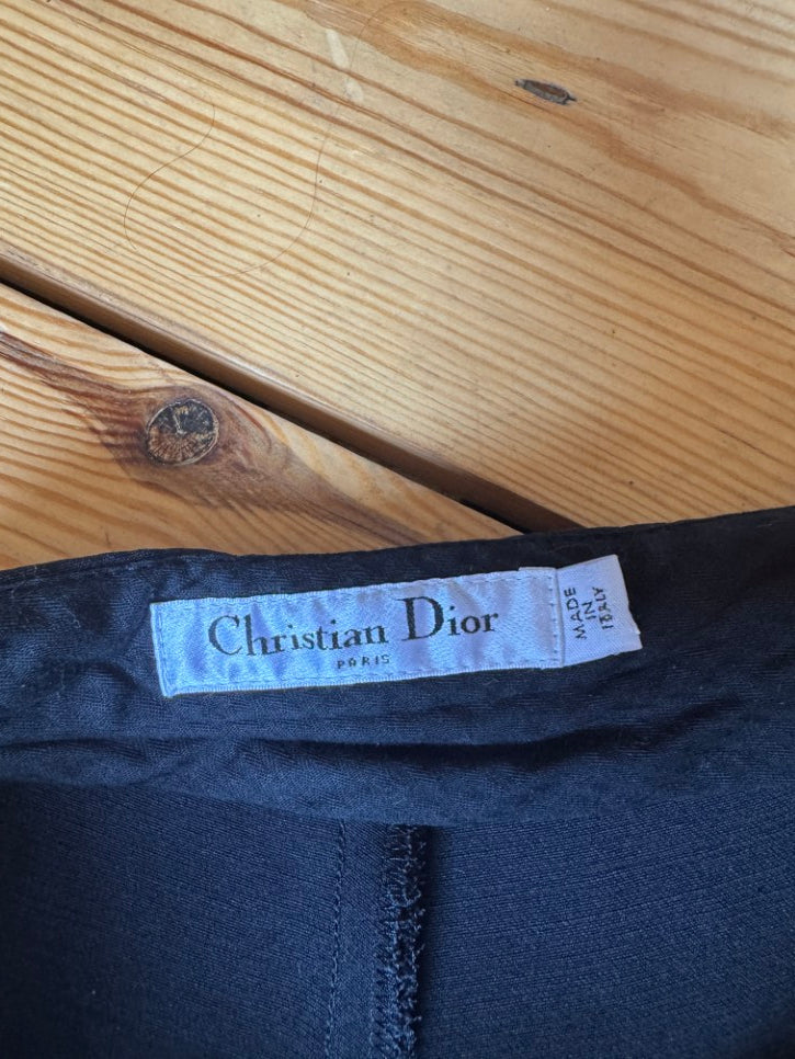 Tailored wool silk blend trousers (S)
