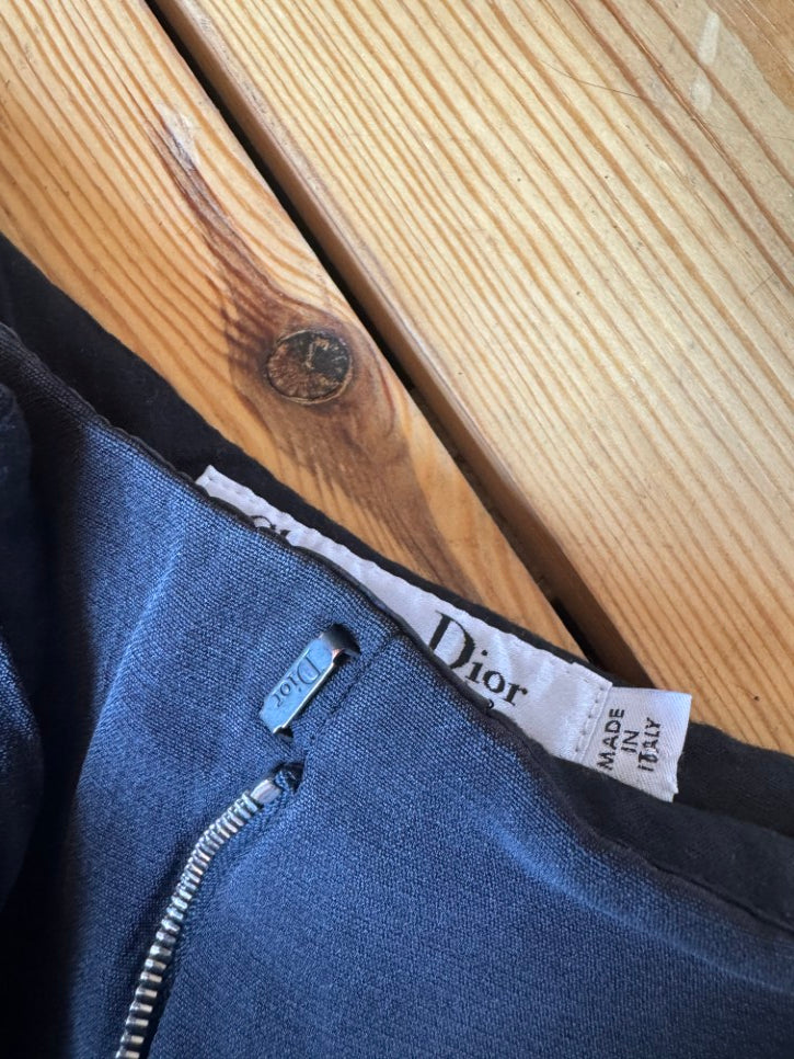 Tailored wool silk blend trousers (S)