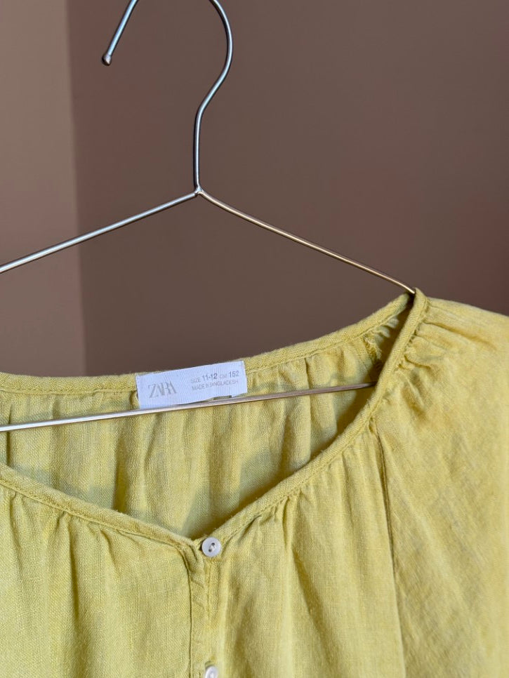 Linen smock top (S)