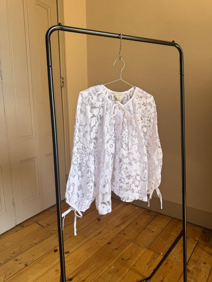Burn out blouse (L)