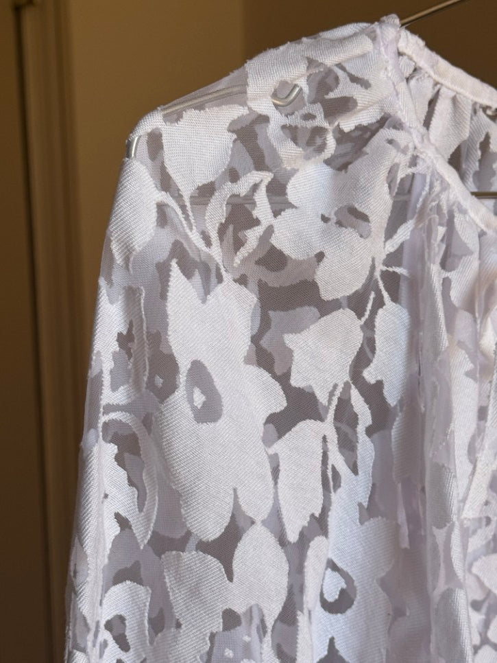 Burn out blouse (L)